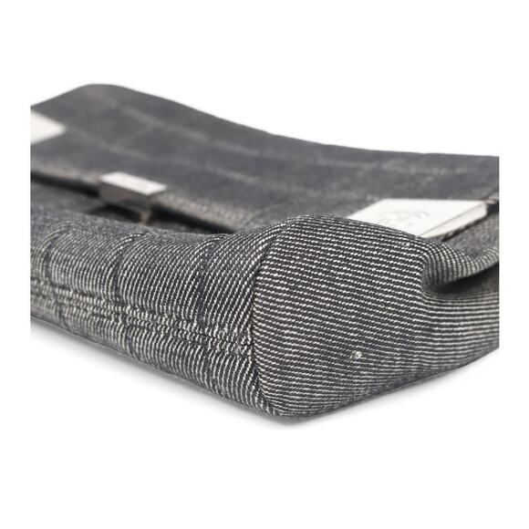 CHANEL Denim Chocolate Bar Chain Shoulder Bag A-A34378 - Picture 9 of 11